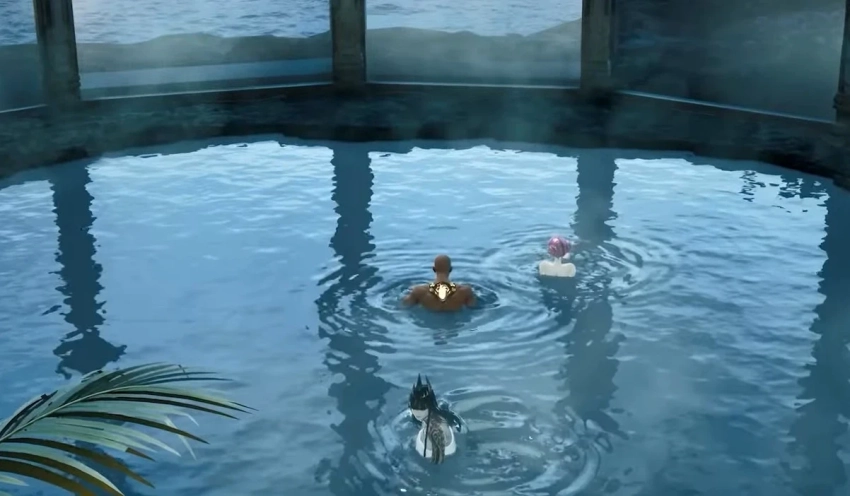 Экшен Code Vein 2 получил трейлер с намокшими мужиками в горячих источниках